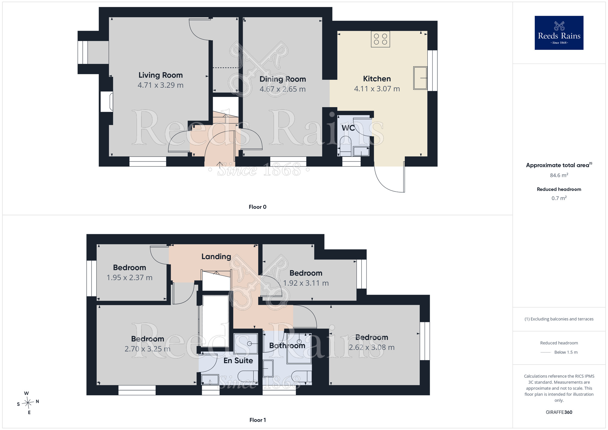 Floorplan of 4 bedroom Semi Detached House to rent, Inglesham Close, Manchester, Greater Manchester, M23