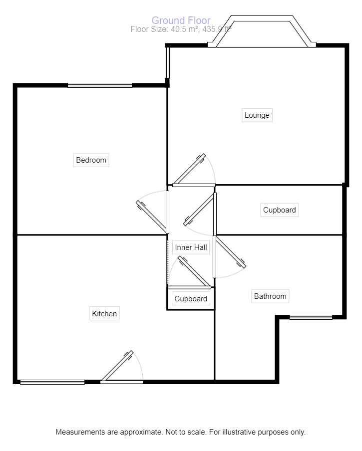 Floorplan of 1 bedroom  Flat for sale, Longwestgate, North Yorkshire, YO11