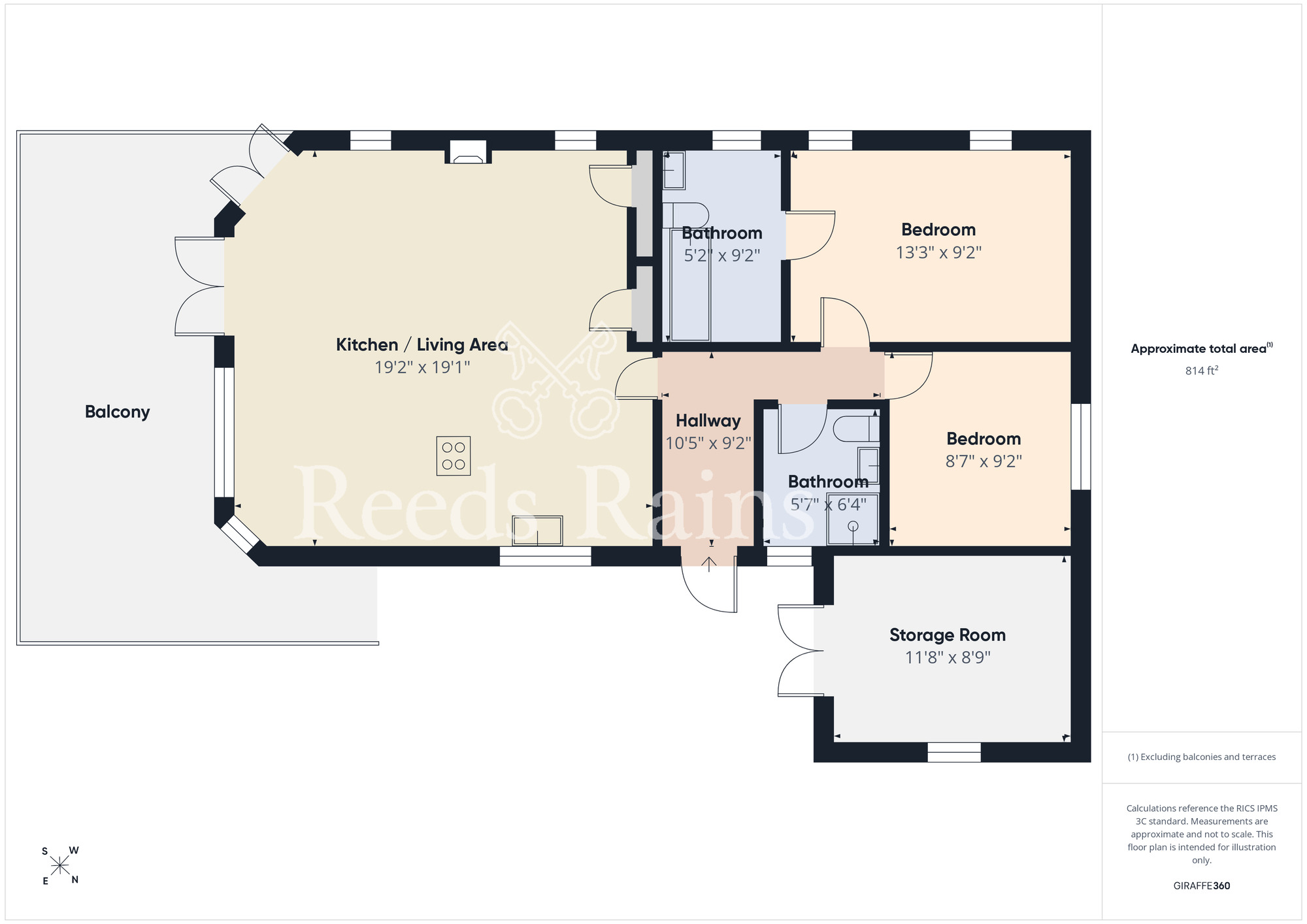 Floorplan of 2 bedroom Detached Property for sale, Sun Valley Road, Scarborough, North Yorkshire, YO12