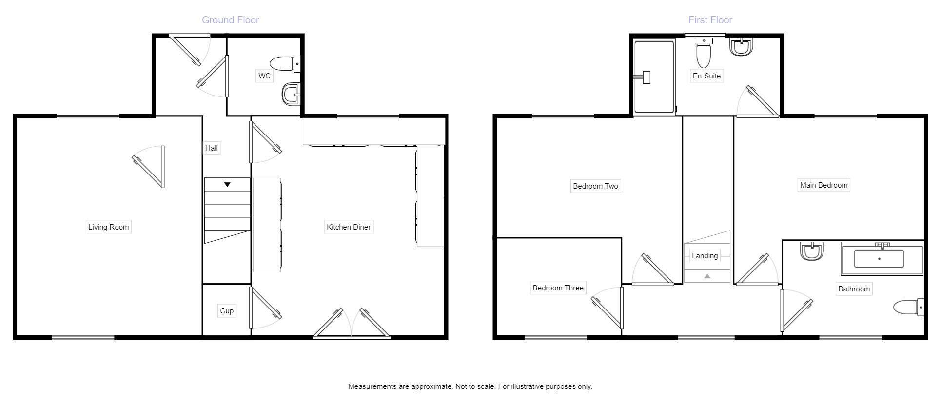 Floorplan of 3 bedroom Detached House for sale, Beacon Drive, Eastfield, Scarborough, YO11