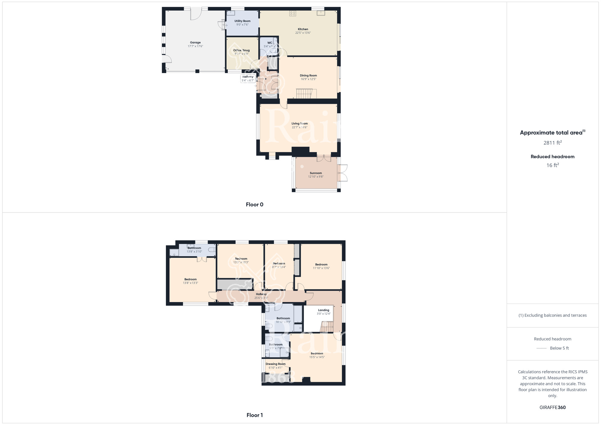 Floorplan of 5 bedroom Detached House for sale, Conyers Ings, West Ayton, Scarborough, YO13