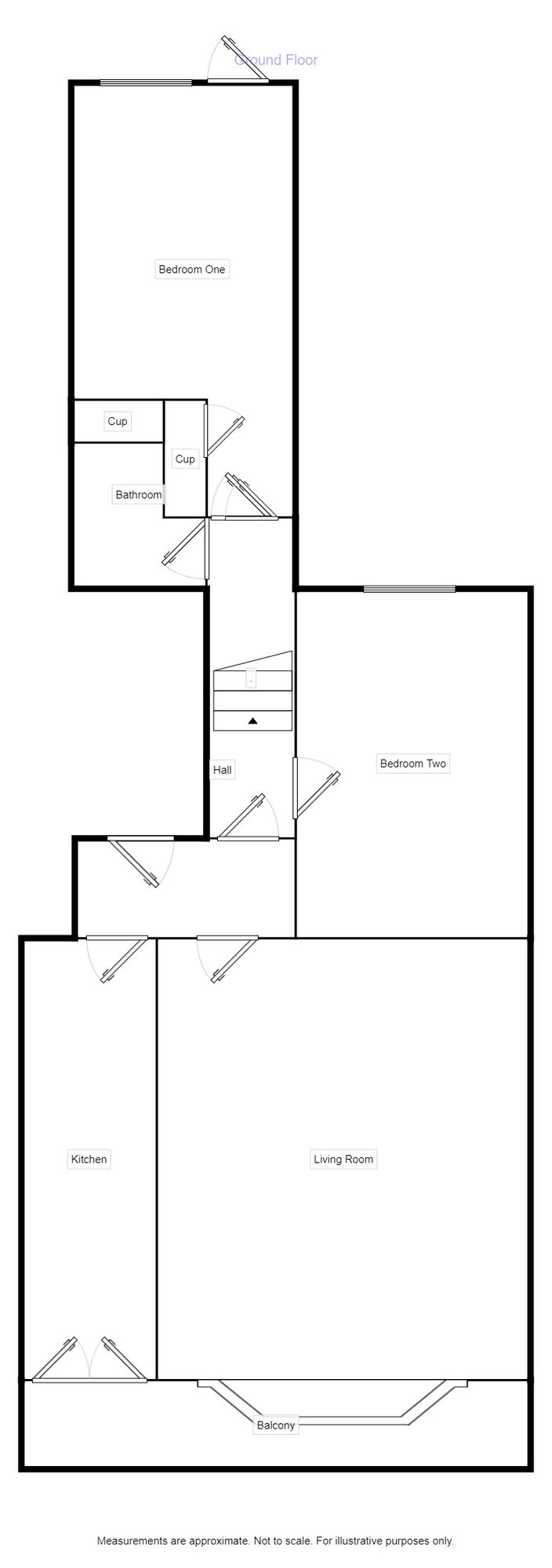 Floorplan of 2 bedroom  Flat for sale, Esplanade, Scarborough, North Yorkshire, YO11