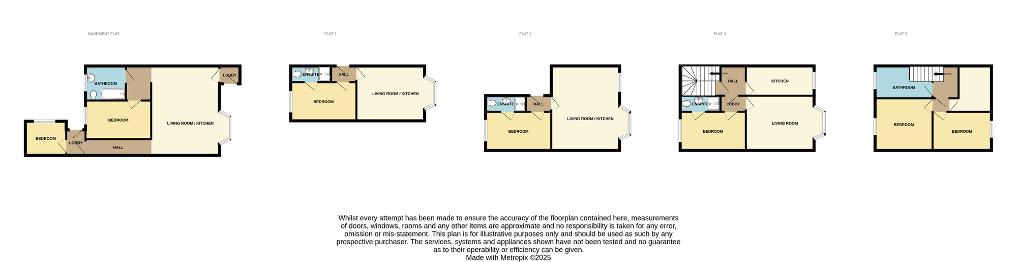 Floorplan of 7 bedroom Mid Terrace House for sale, Albemarle Crescent, Scarborough, North Yorkshire, YO11