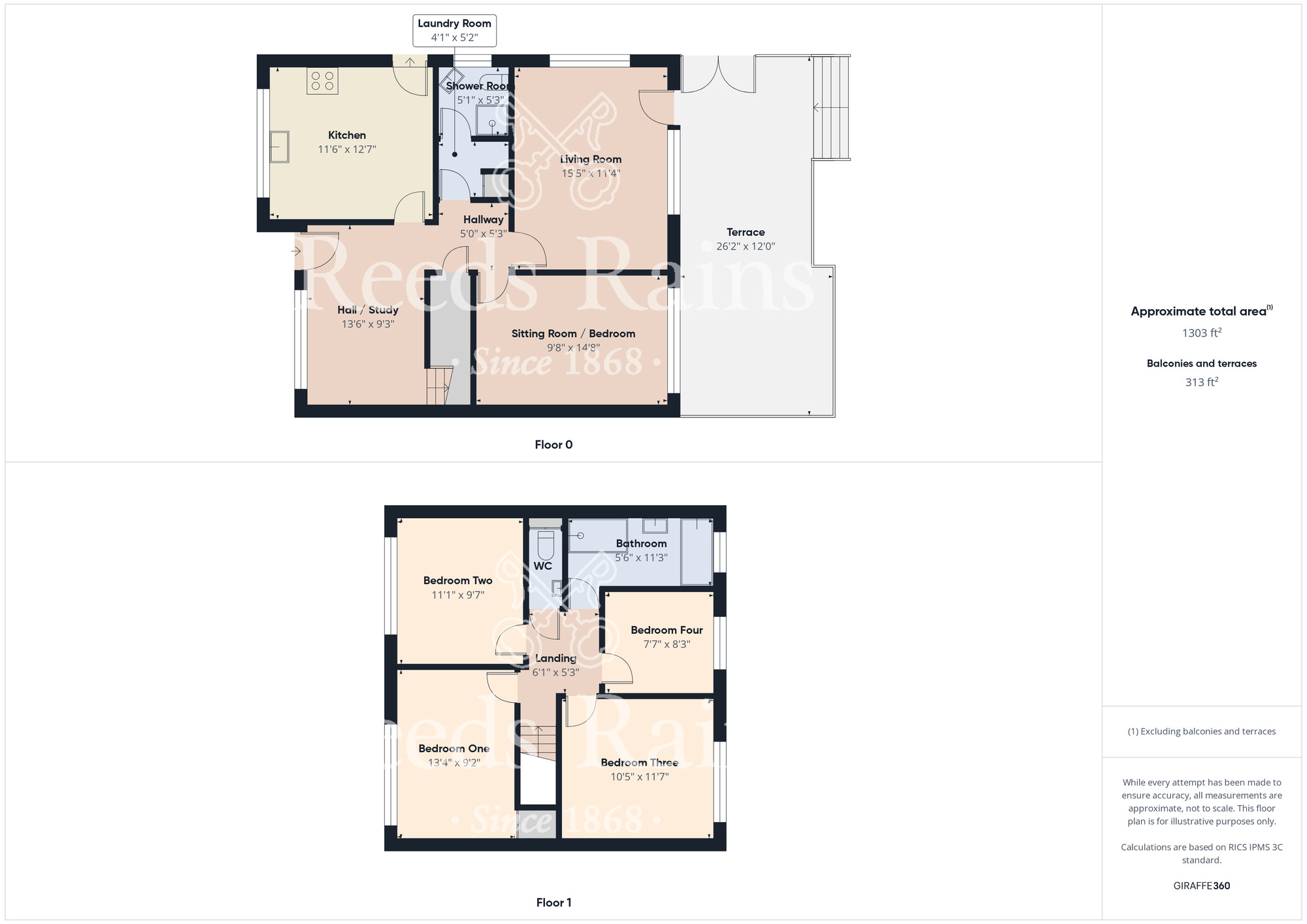 Floorplan of 4 bedroom Semi Detached House for sale, Chantry Road, East Ayton, North Yorkshire, YO13