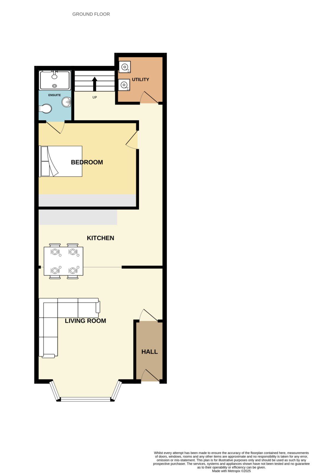 Floorplan of 1 bedroom  Flat for sale, Westborough, Scarborough, North Yorkshire, YO11