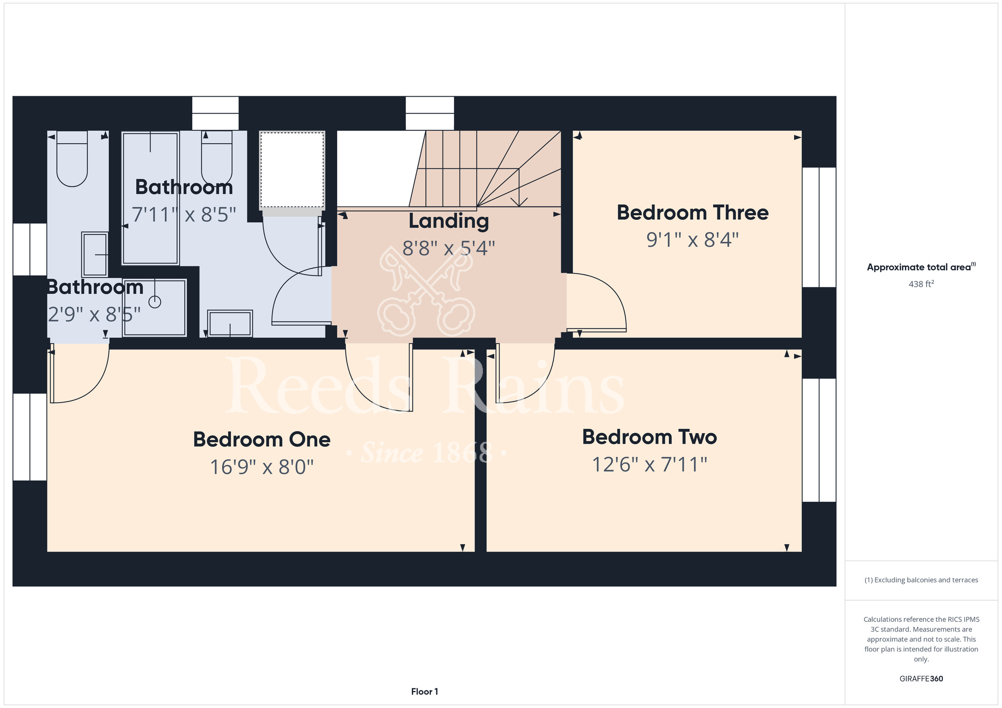 Floorplan of 3 bedroom Semi Detached House for sale, Cross Lane, Scarborough, North Yorkshire, YO12