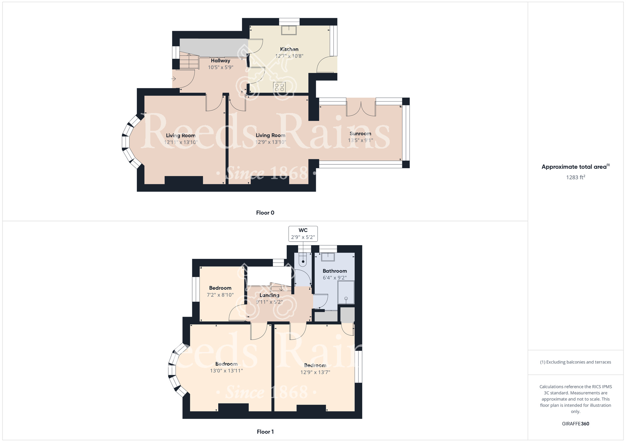 Floorplan of 3 bedroom Semi Detached House for sale, Scalby Road, Scarborough, North Yorkshire, YO12