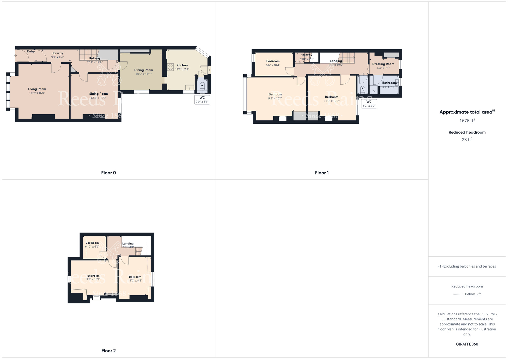 Floorplan of 6 bedroom Mid Terrace House for sale, Mount Pleasant North, Robin Hoods Bay, North Yorkshire, YO22