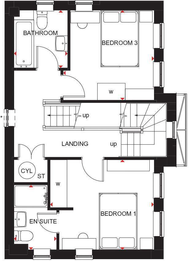 Floorplan of 4 bedroom Detached House for sale, Abbey View Road, Whitby, North Yorkshire, YO22
