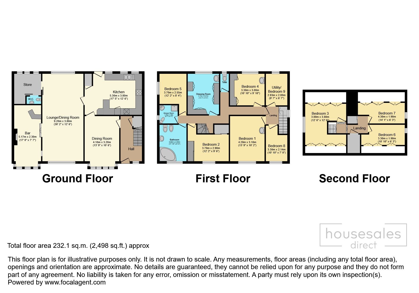 Floorplan of 8 bedroom Semi Detached House for sale, St. Sepulchre Street, Scarborough, North Yorkshire, YO11