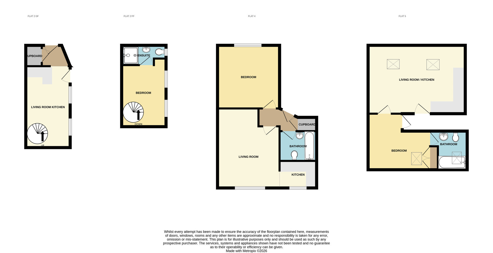 Floorplan of 3 bedroom Mid Terrace Flat for sale, Alga Terrace, Scarborough, North Yorkshire, YO11