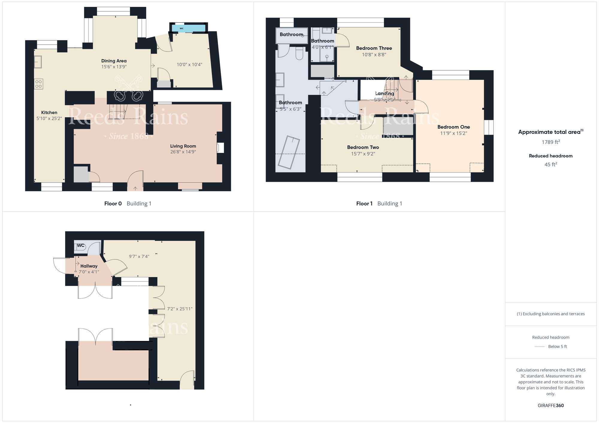 Floorplan of 3 bedroom Semi Detached House for sale, Main Street, Gristhorpe, North Yorkshire, YO14