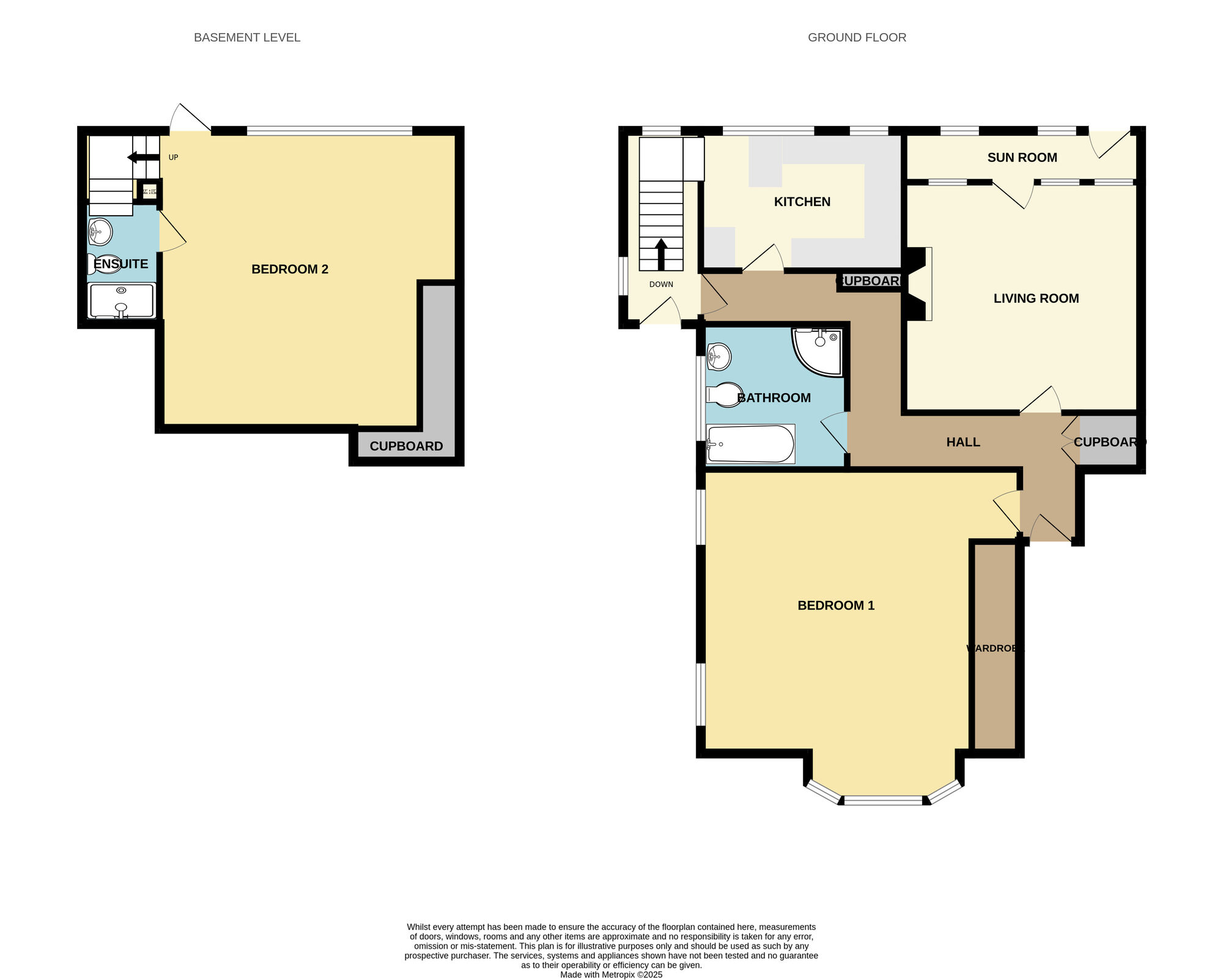 Floorplan of 2 bedroom Flat to rent, Holbeck Road, Scarborough, North Yorkshire, YO11