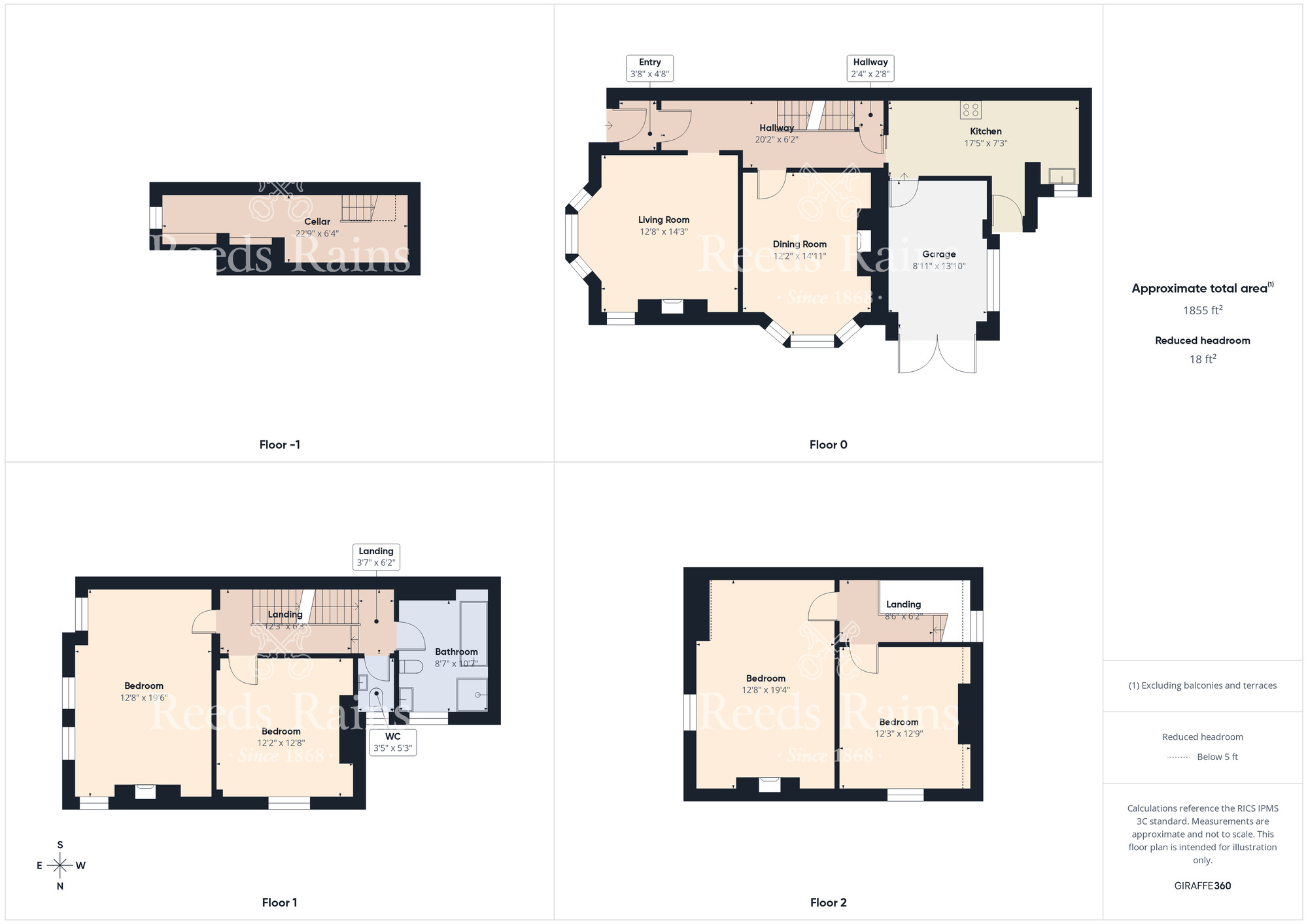 Floorplan of 4 bedroom Semi Detached House for sale, Seamer Road, Scarborough, North Yorkshire, YO12
