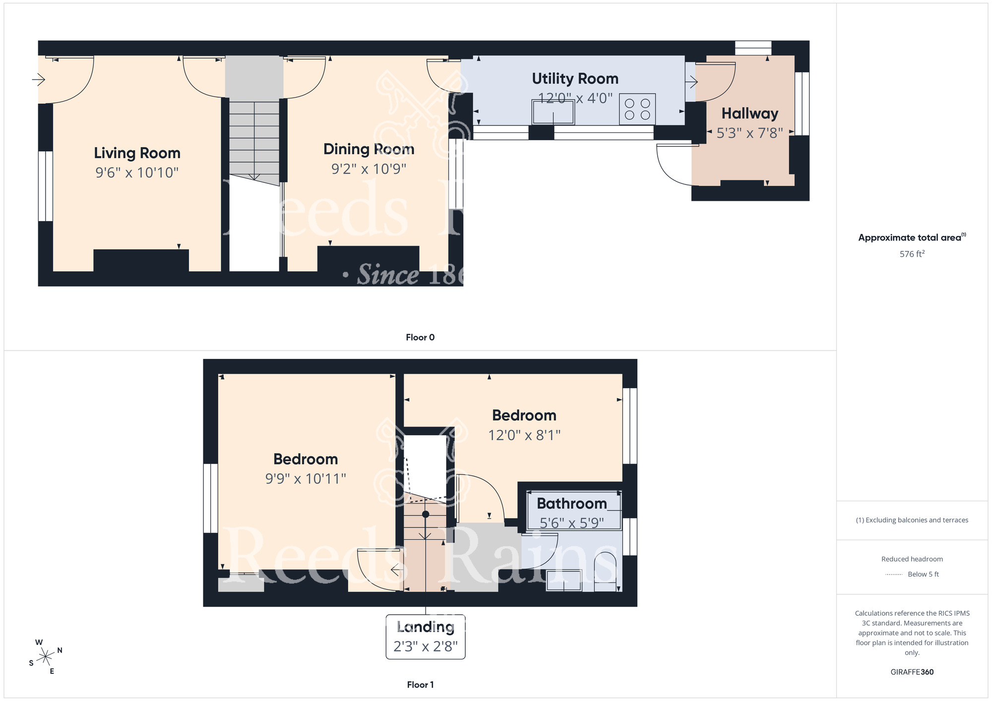 Floorplan of 2 bedroom Mid Terrace House for sale, Hoxton Road, Scarborough, North Yorkshire, YO12