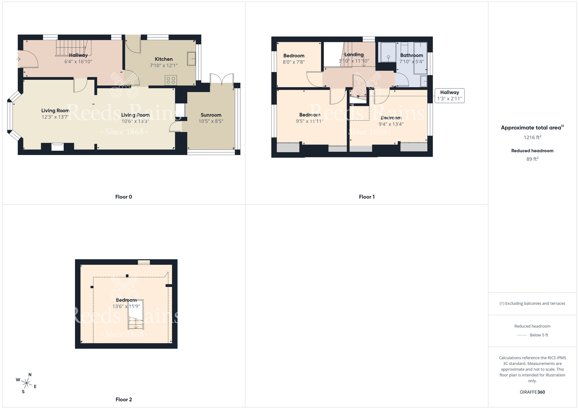 Floorplan of 4 bedroom Semi Detached House for sale, Throxenby Lane, Scarborough, North Yorkshire, YO12