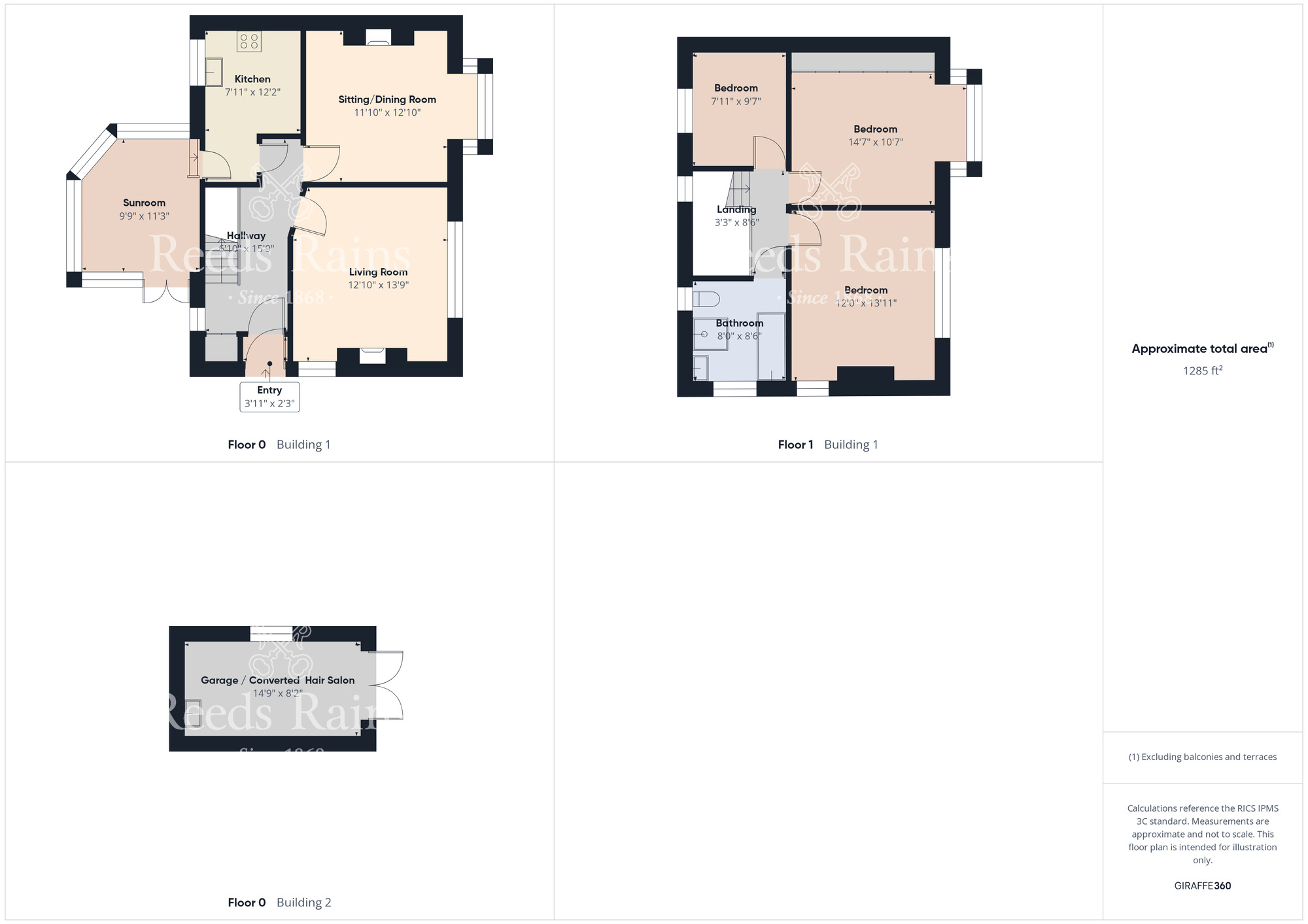 Floorplan of 3 bedroom Semi Detached House for sale, Scalby Road, Scarborough, North Yorkshire, YO12