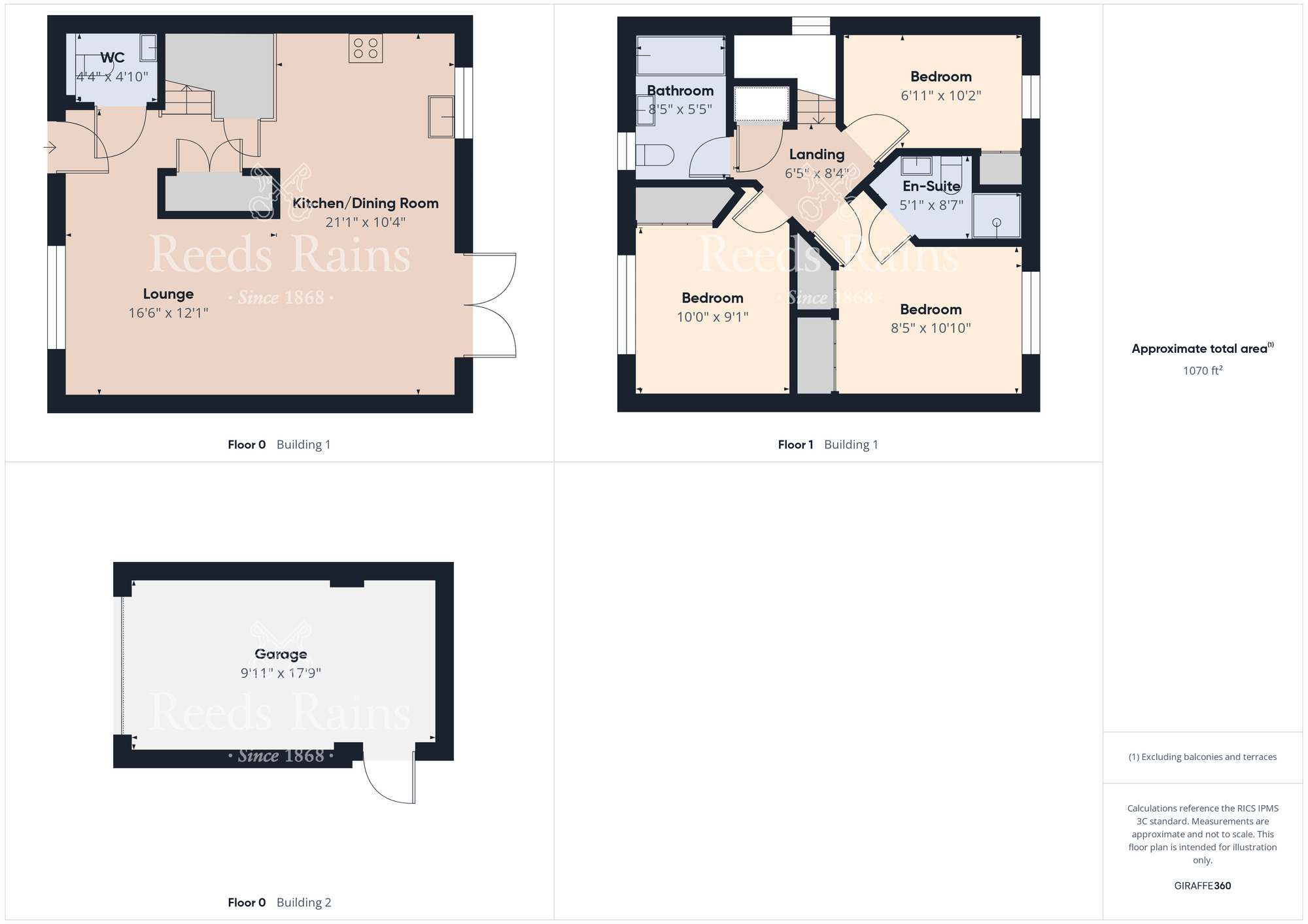Floorplan of 3 bedroom Semi Detached House for sale, Ouzel Grove, Eastfield, North Yorkshire, YO11