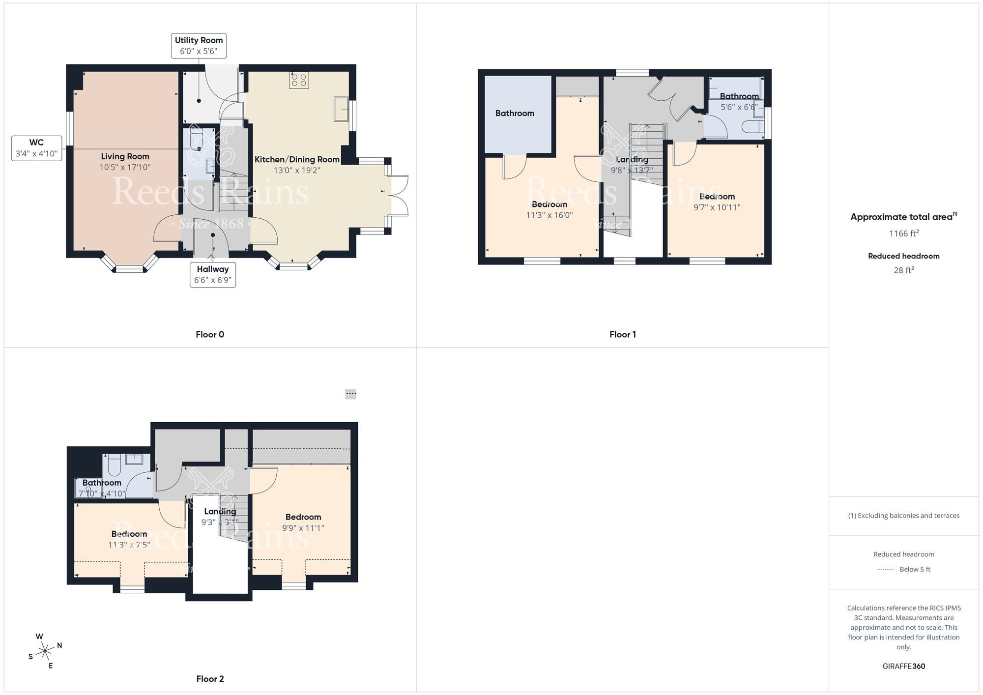 Floorplan of 4 bedroom Detached House for sale, Sanderling Grove, Whitby, North Yorkshire, YO22