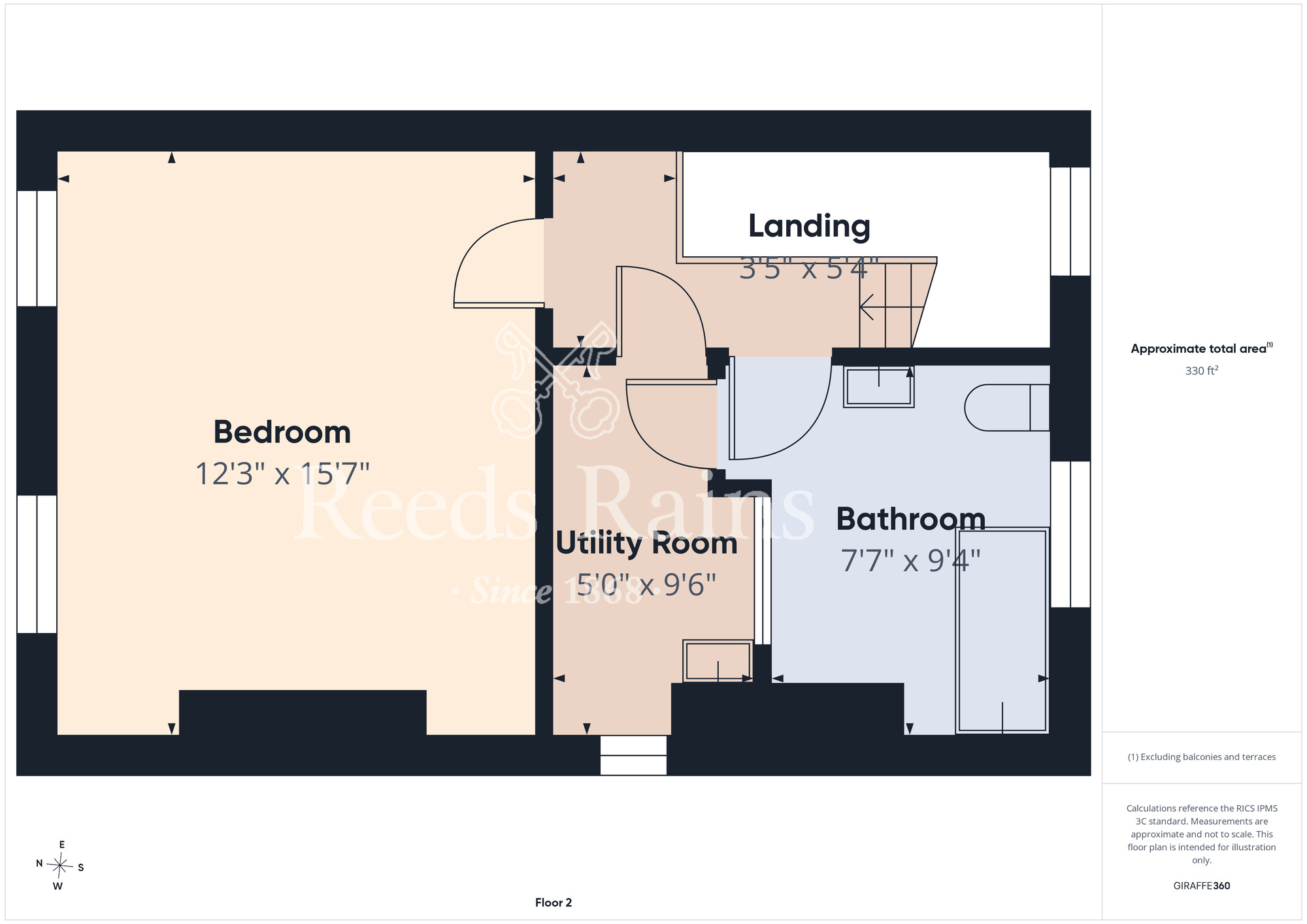 Floorplan of 3 bedroom End Terrace House for sale, Highfield, Scarborough, North Yorkshire, YO12