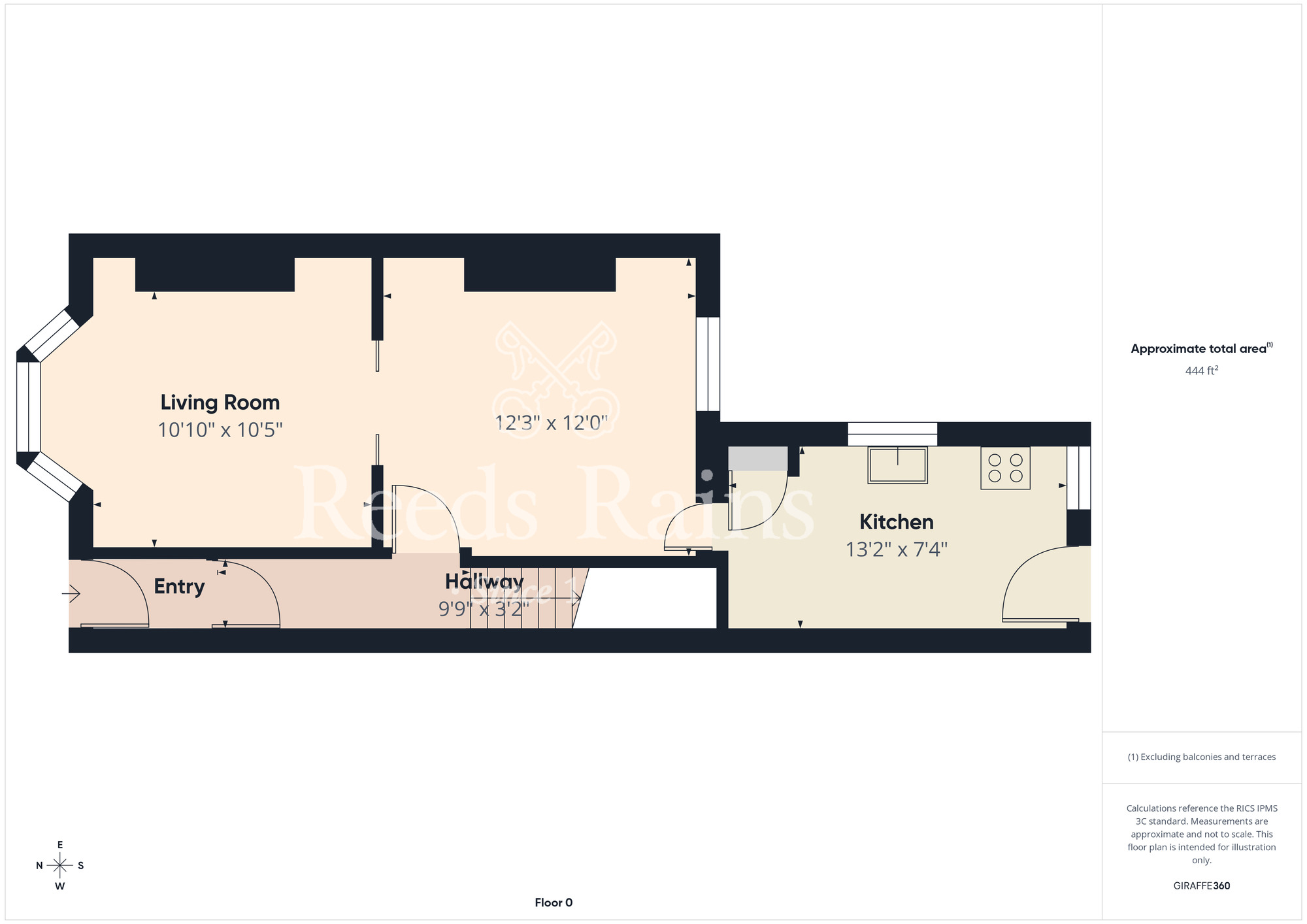 Floorplan of 4 bedroom Mid Terrace House to rent, Prospect Road, Scarborough, YO12