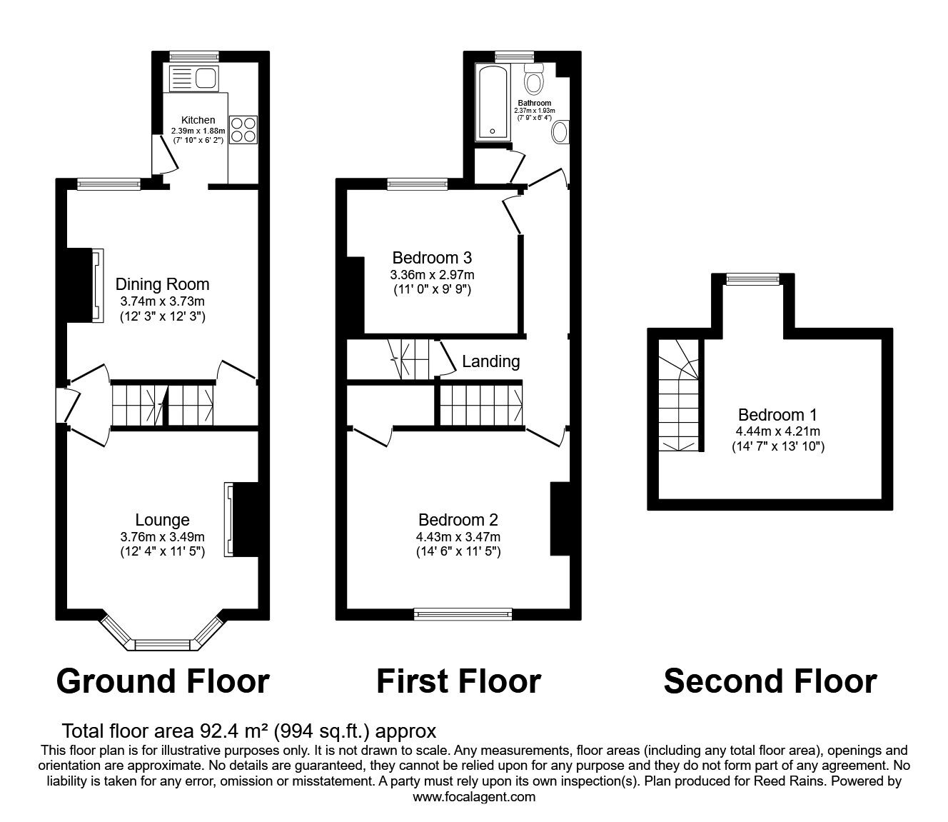 3 bedroom Mid Terrace House for sale, City Road, Sheffield, S2 £170,000