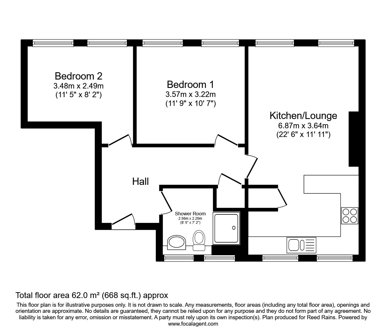 2 bedroom Flat for sale, Cornish Street, Sheffield, S6 £215,000