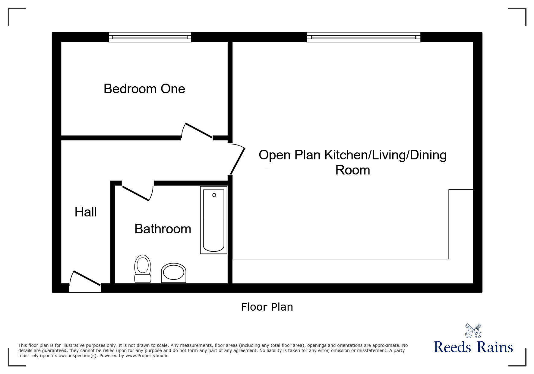Floorplan of 1 bedroom  Flat for sale, Solly Street, Sheffield, S1