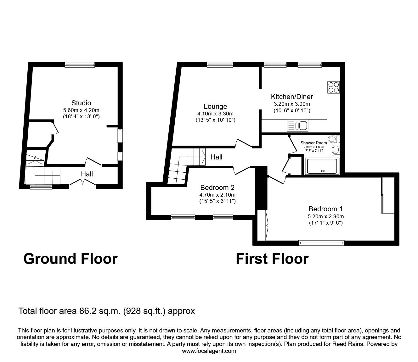 Floorplan of 3 bedroom Mid Terrace House for sale, Brooklyn Works, Green Lane, South Yorkshire, S3