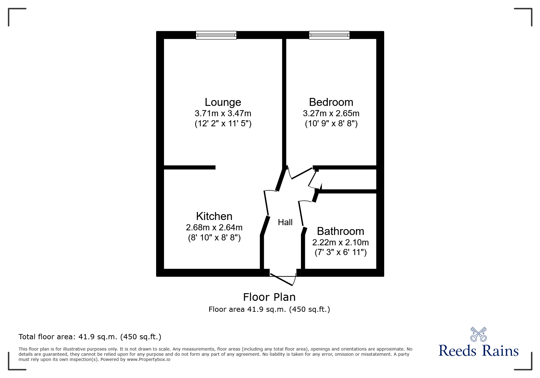 Floorplan of 1 bedroom  Flat for sale, Ecclesall Road, Sheffield, S11