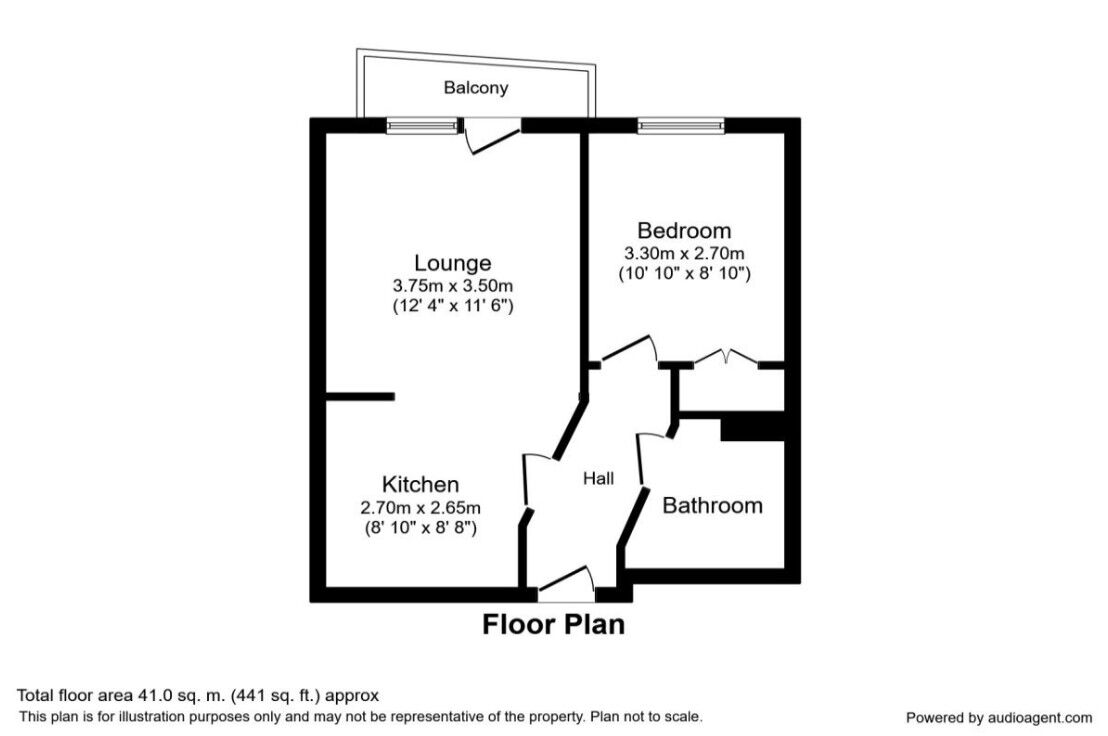 Floorplan of 1 bedroom  Flat for sale, Napier Street, Sheffield, S11