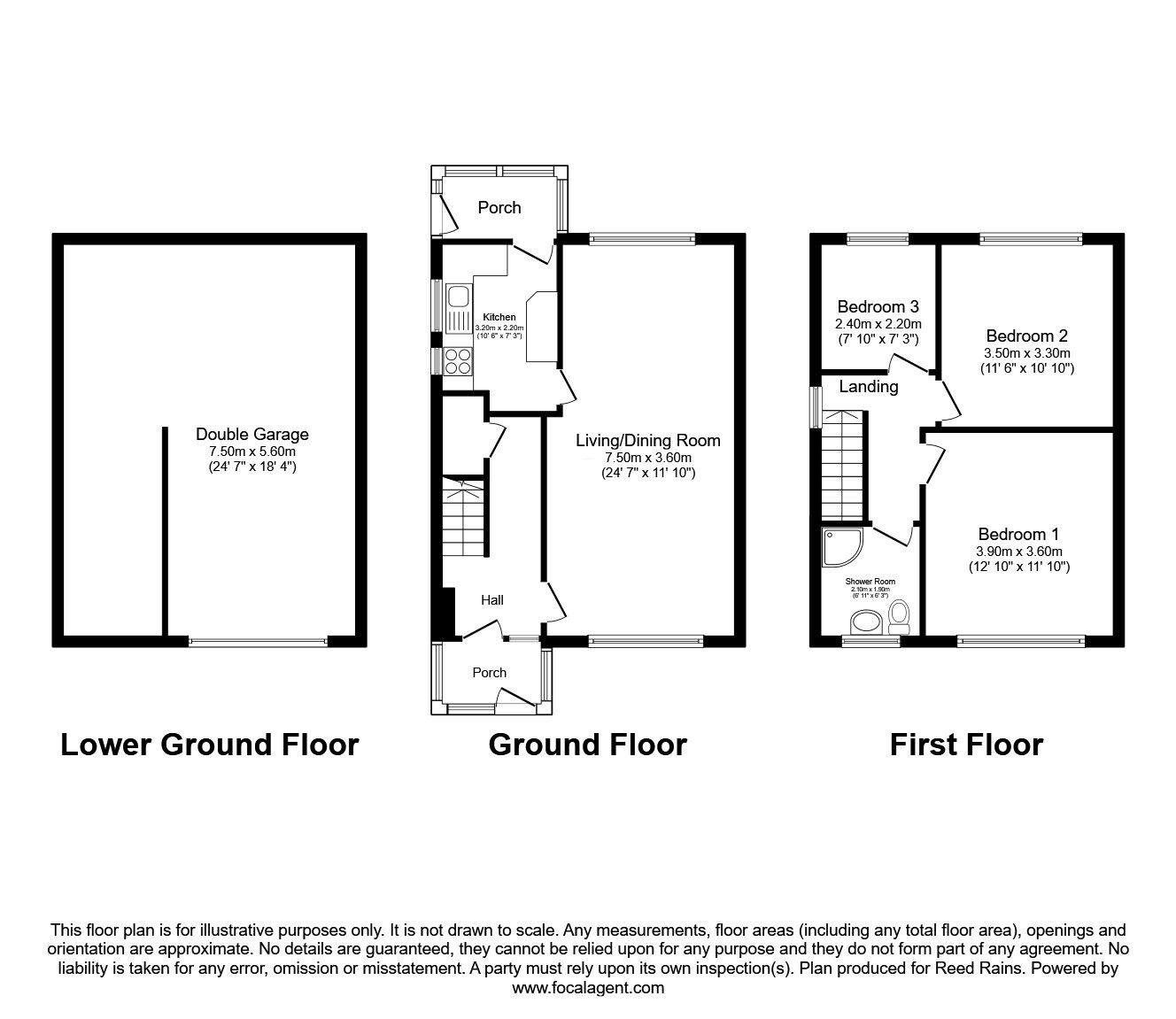 Floorplan of 3 bedroom Semi Detached House for sale, Fir Street, Sheffield, S6