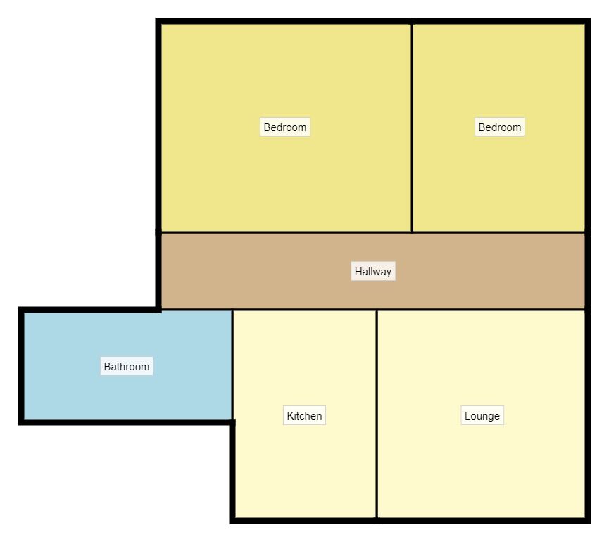Floorplan of 2 bedroom Flat to rent, Sharrow View, Sheffield, South Yorkshire, S7