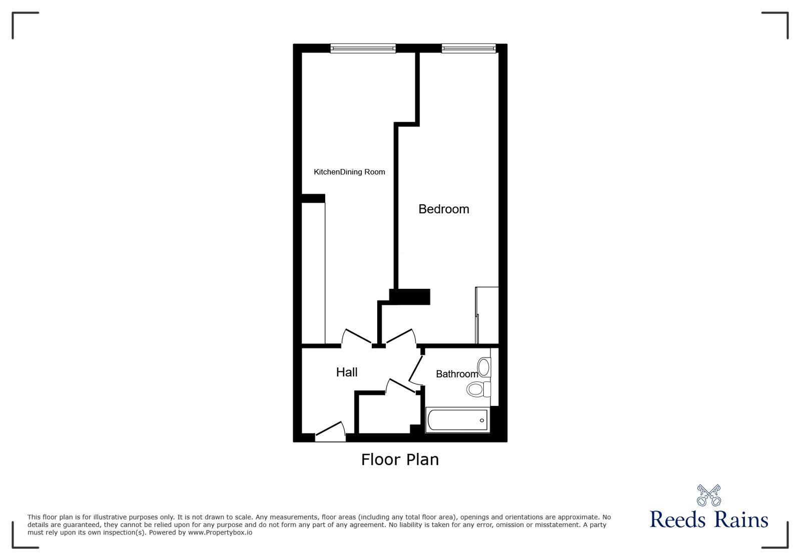 Floorplan of 1 bedroom Flat for sale, Commercial Street, Sheffield, S1