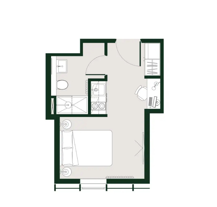 Floorplan of 1 bedroom Flat to rent, West Street, Sheffield, S1