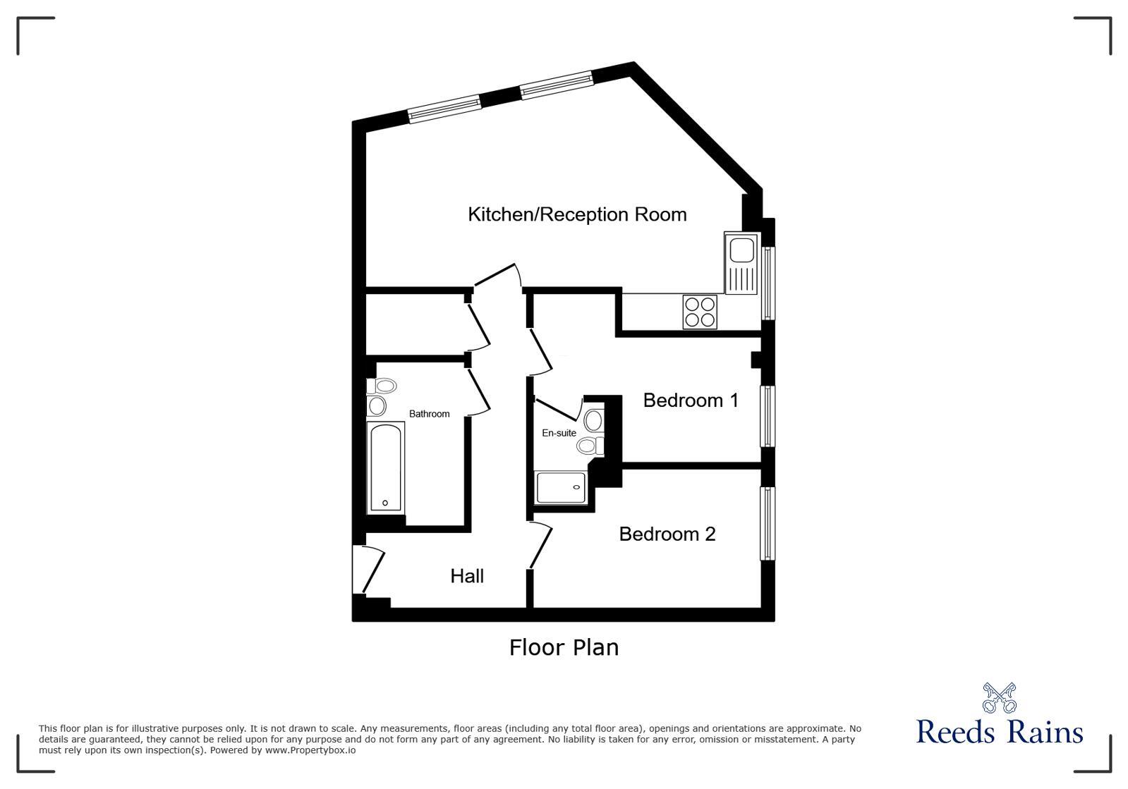 Floorplan of 2 bedroom Flat for sale, North Church Street, Sheffield, S1