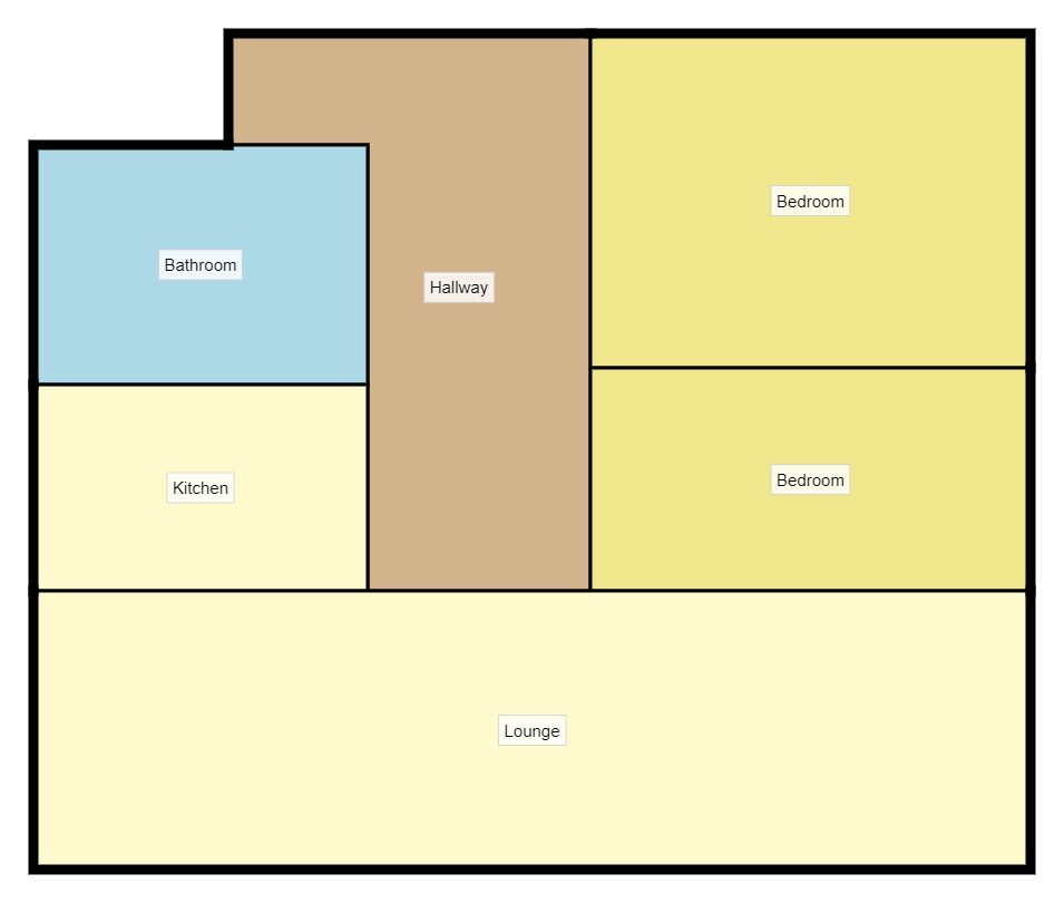 Floorplan of 2 bedroom Flat to rent, Cornish Street, Sheffield, S6