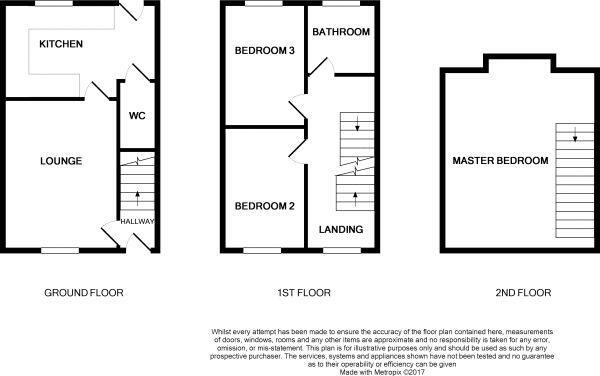 Floorplan of 3 bedroom Semi Detached House to rent, Millgate Court, Selby, YO8