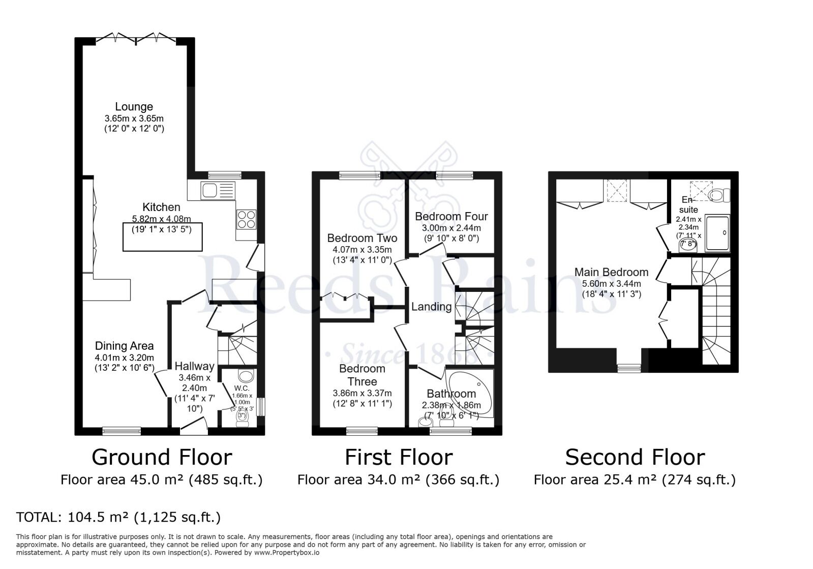 Floorplan of 4 bedroom Detached House for sale, Station Road, Hambleton, North Yorkshire, YO8