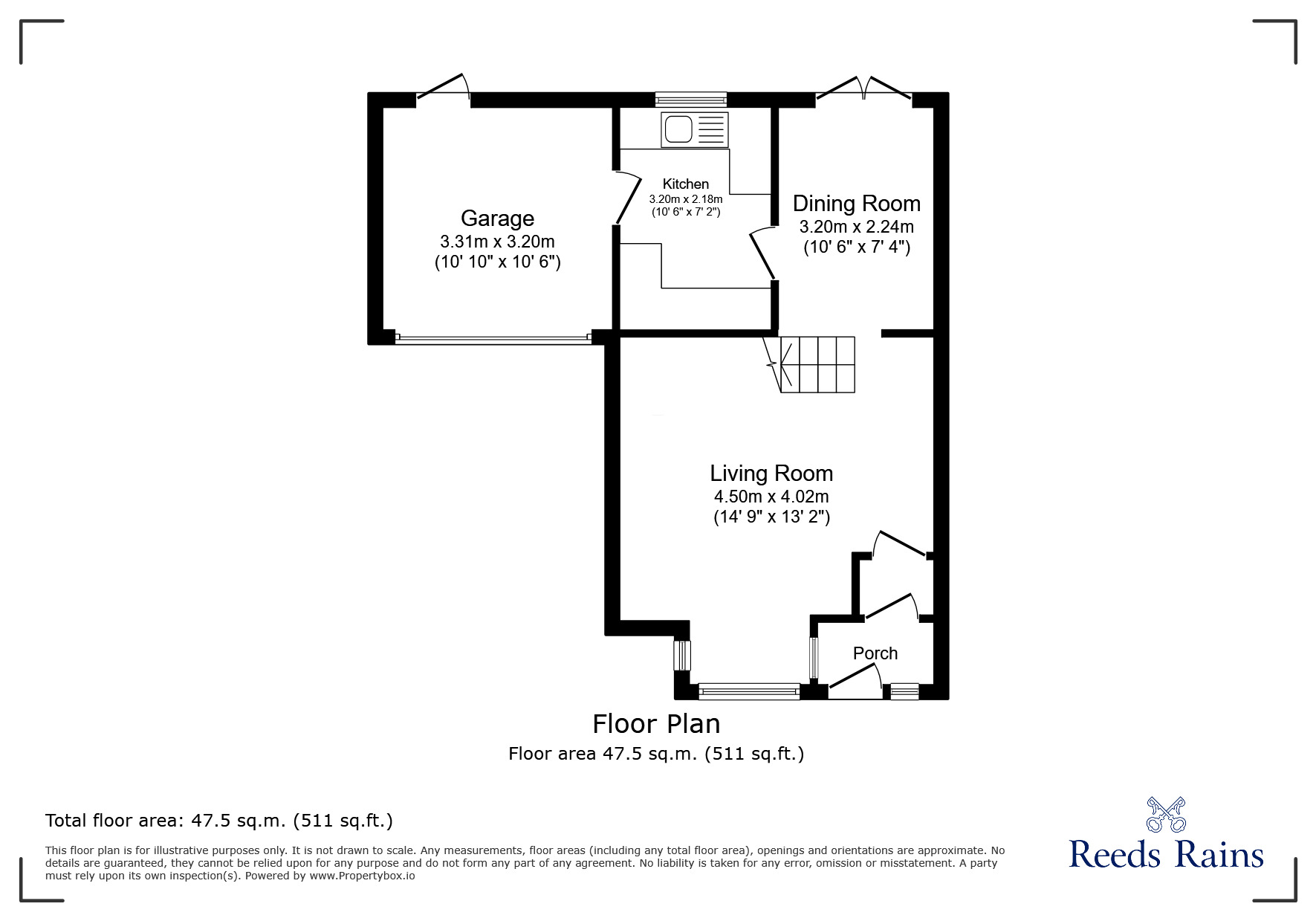 Floorplan of 3 bedroom Detached House for sale, Holmes Drive, Riccall, North Yorkshire, YO19