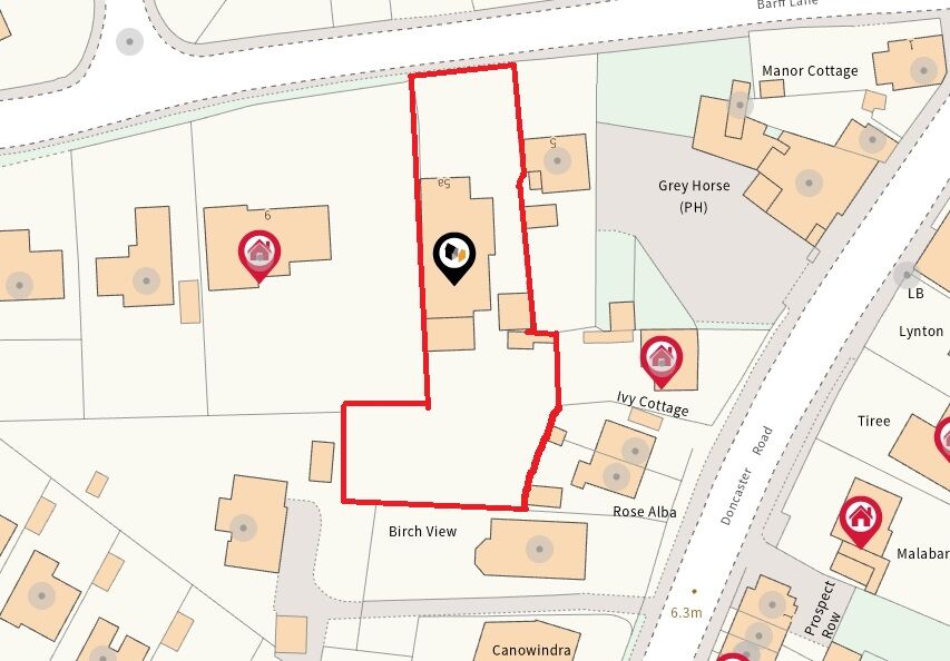 Floorplan of  Land/Plot for sale, Barff Lane, Brayton, North Yorkshire, YO8