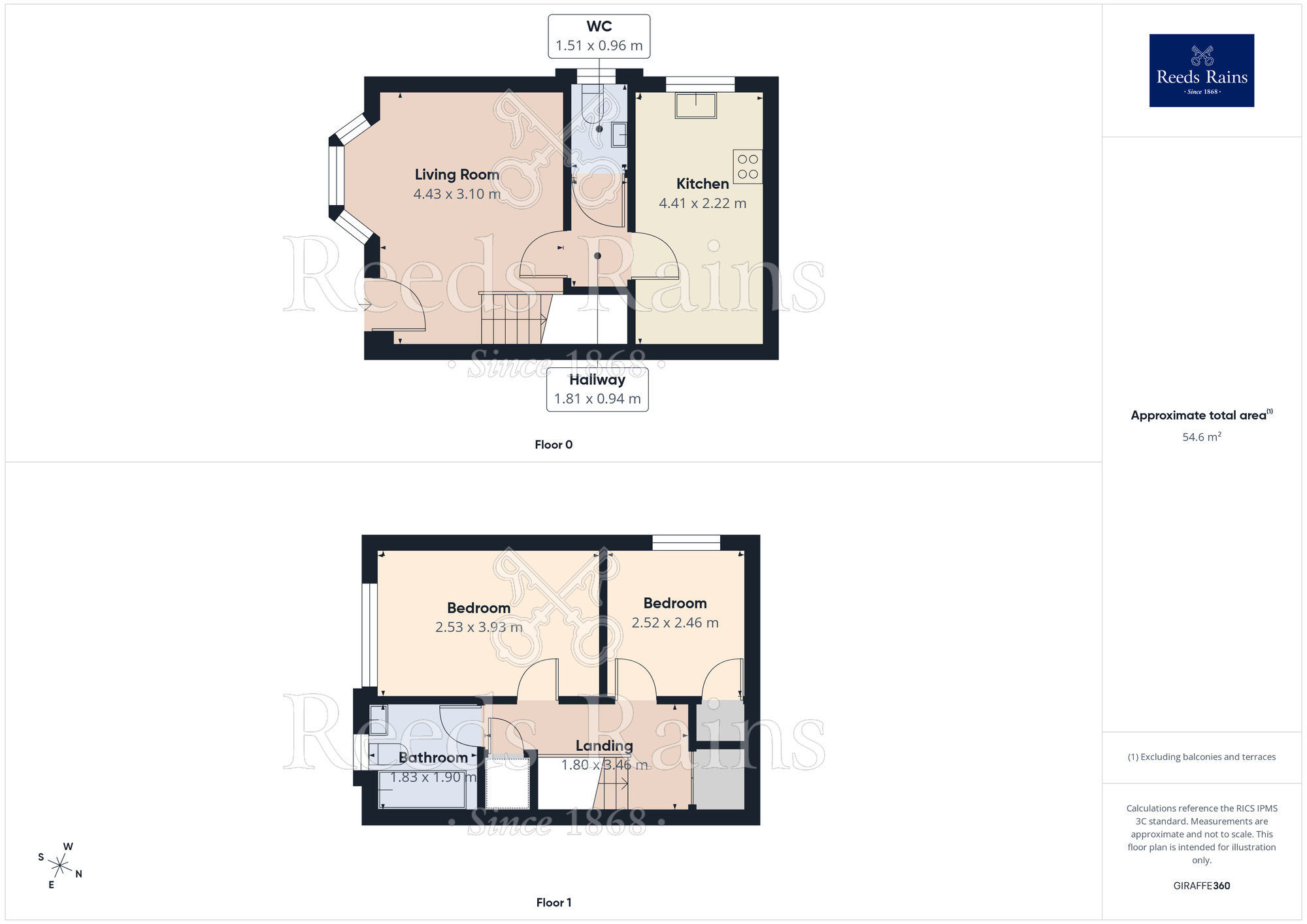 Floorplan of 2 bedroom Semi Detached House to rent, Orchid Way, St. Helens, Merseyside, WA9