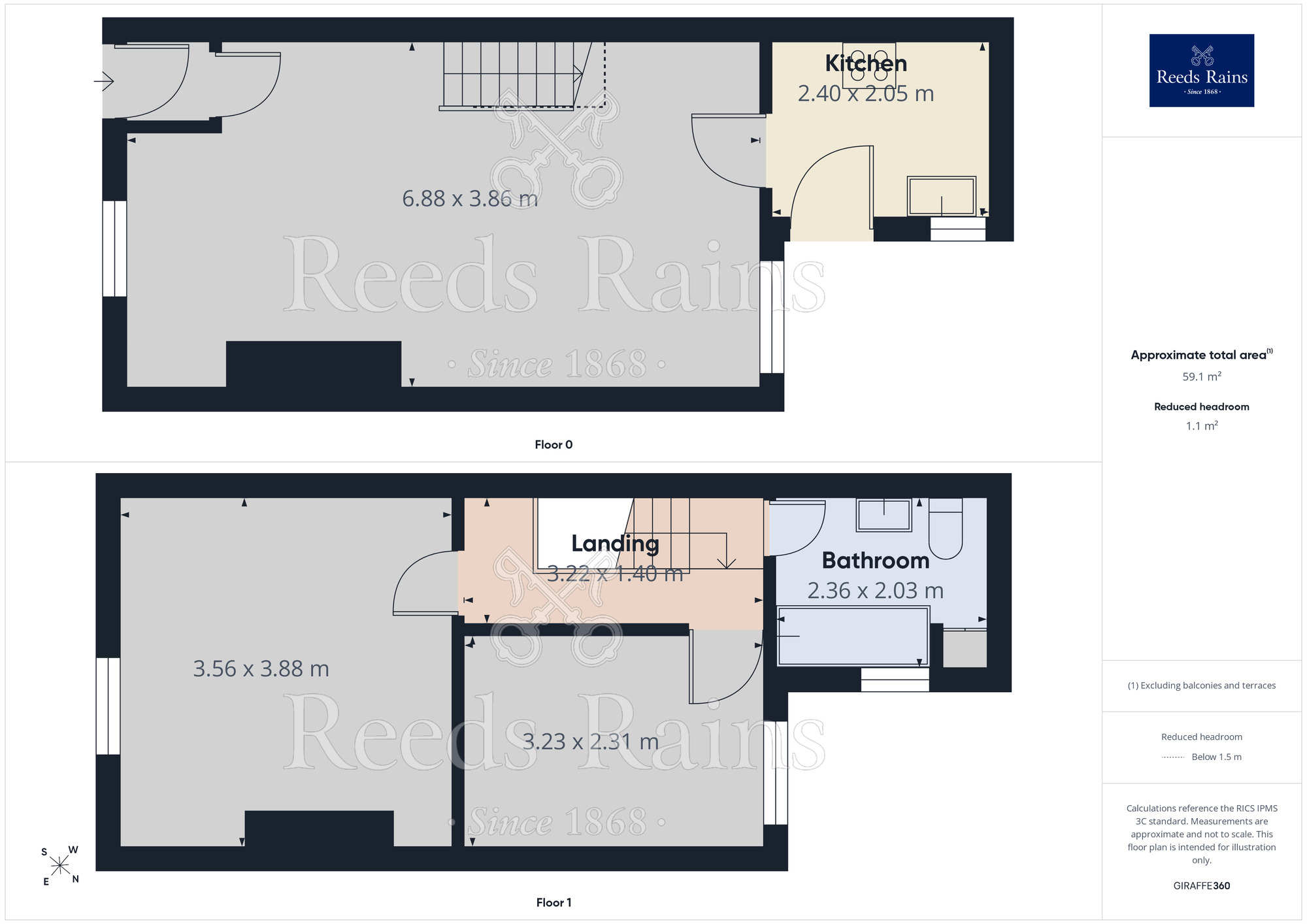 Floorplan of 2 bedroom Mid Terrace House to rent, Emily Street, St. Helens, Merseyside, WA9