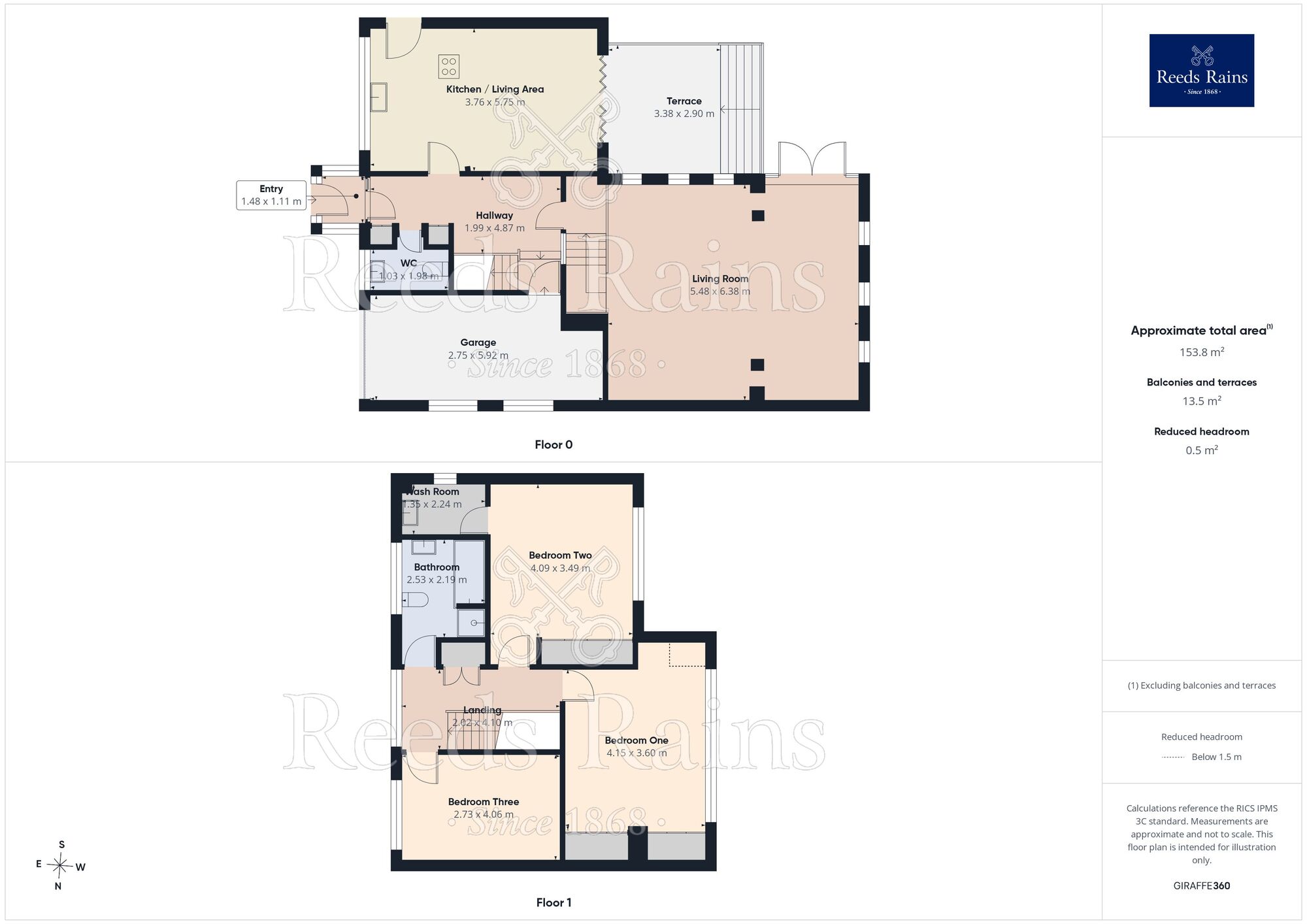 Floorplan of 3 bedroom Detached House for sale, Eccleston Gardens, St. Helens, Merseyside, WA10