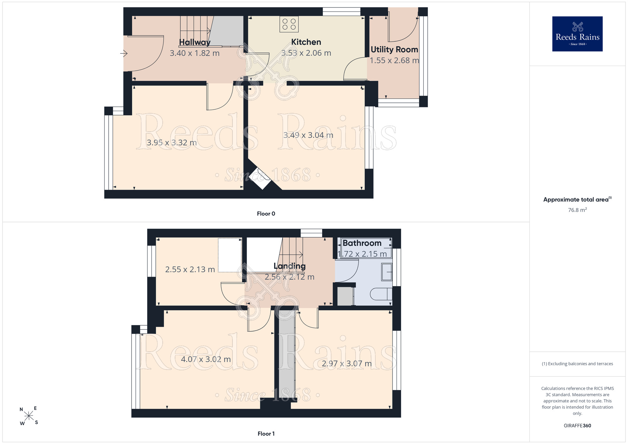 Floorplan of 3 bedroom Semi Detached House to rent, Irwin Road, St. Helens, Merseyside, WA9