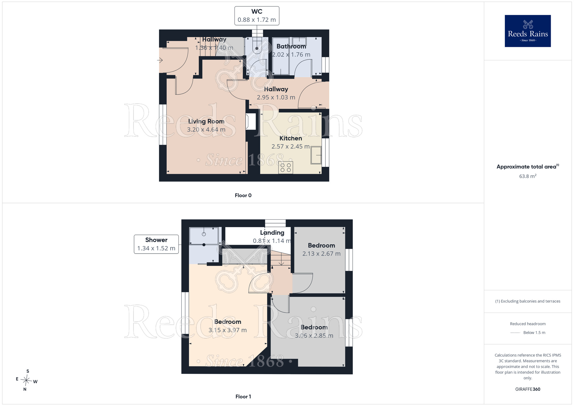 Floorplan of 3 bedroom Semi Detached House for sale, Grange Park Road, St. Helens, Merseyside, WA10
