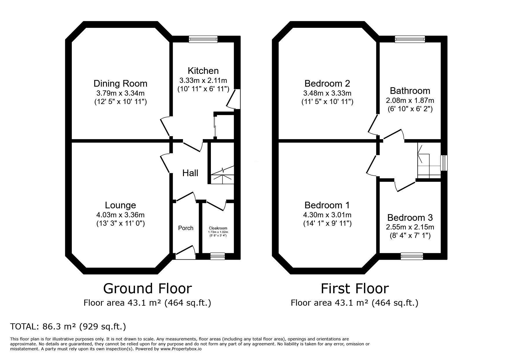 Floorplan of 3 bedroom Semi Detached House for sale, Hamilton Road, Windle, Merseyside, WA10