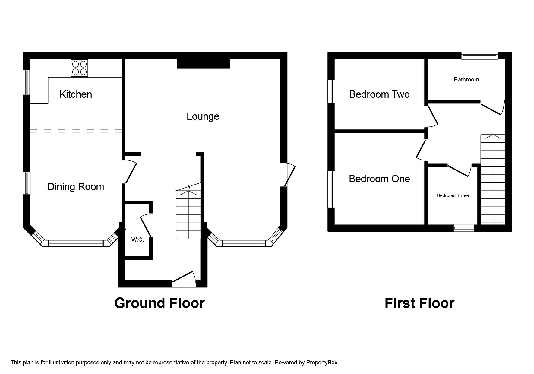 Floorplan of 3 bedroom Semi Detached House to rent, Chelford Road, Eccleston, Merseyside, WA10
