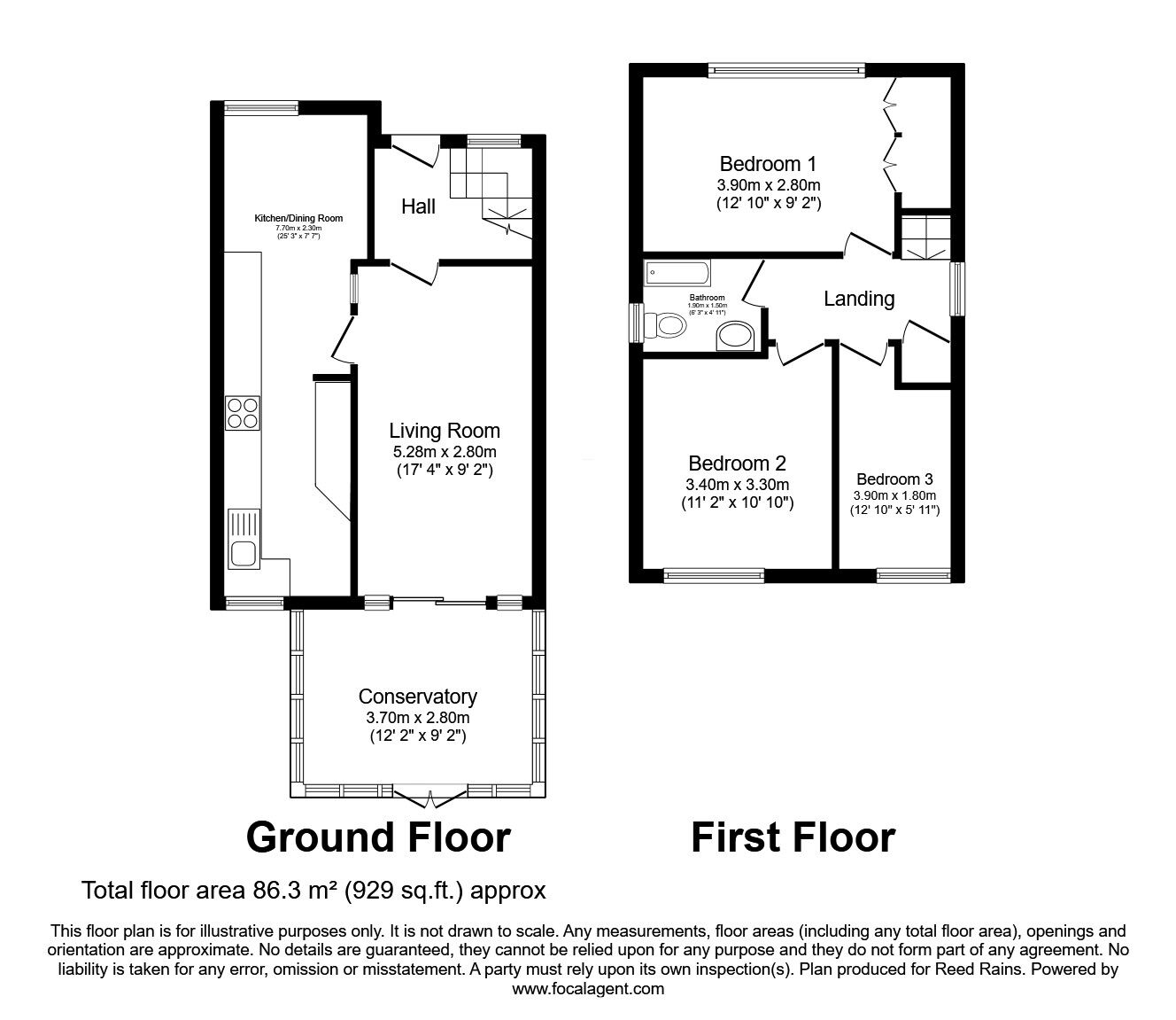 Floorplan of 3 bedroom Detached House for sale, Sherdley Park Drive, St. Helens, Merseyside, WA9