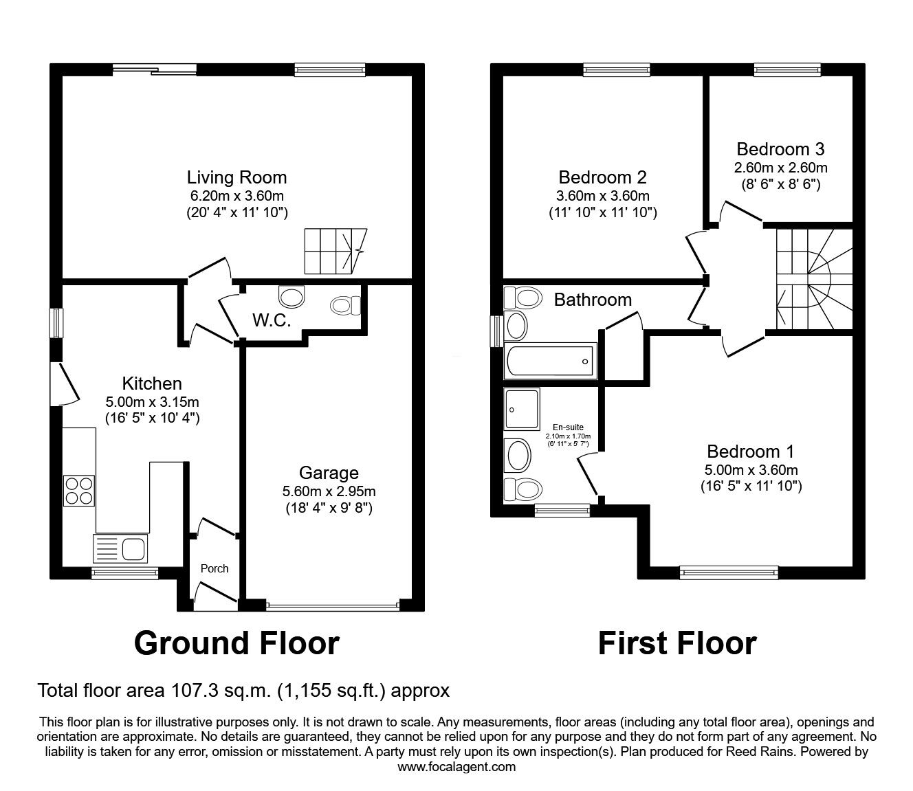 Floorplan of 3 bedroom Semi Detached House for sale, Fairclough Road, St. Helens, Merseyside, WA10